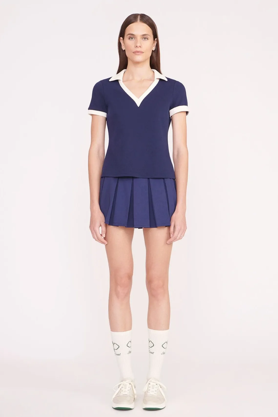 VOLLEY TOP NAVY IVORY