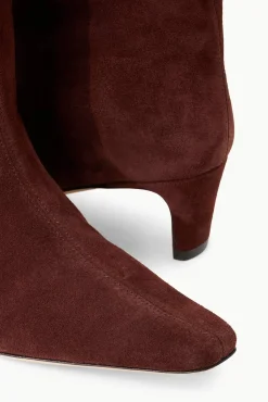 WALLY BOOT MAHOGANY SUEDE