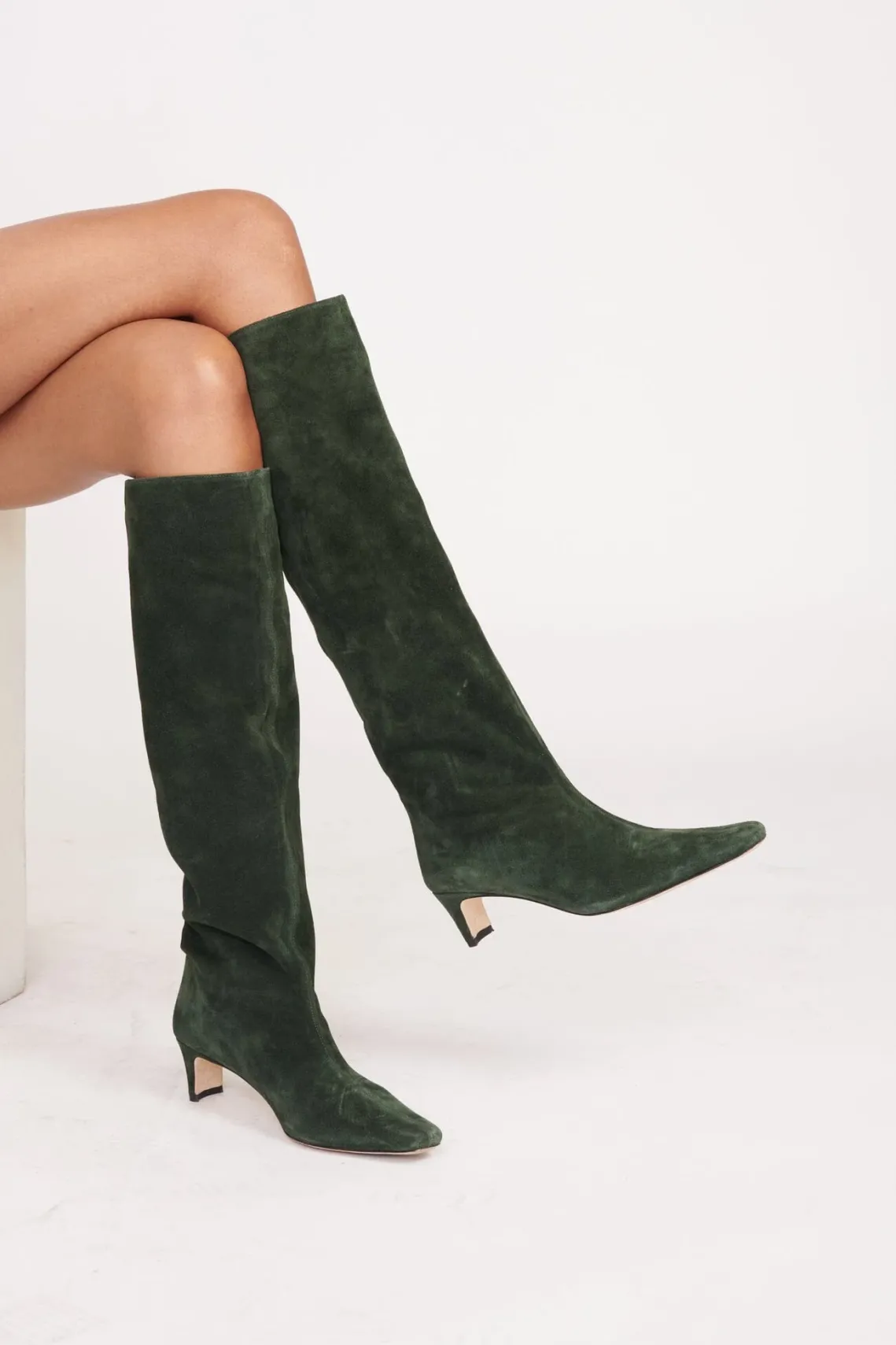 WALLY BOOT PINE SUEDE