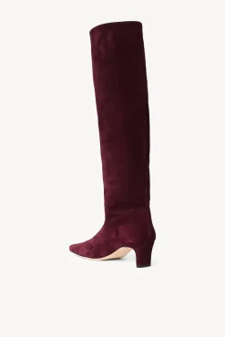 WALLY BOOT PLUM SUEDE