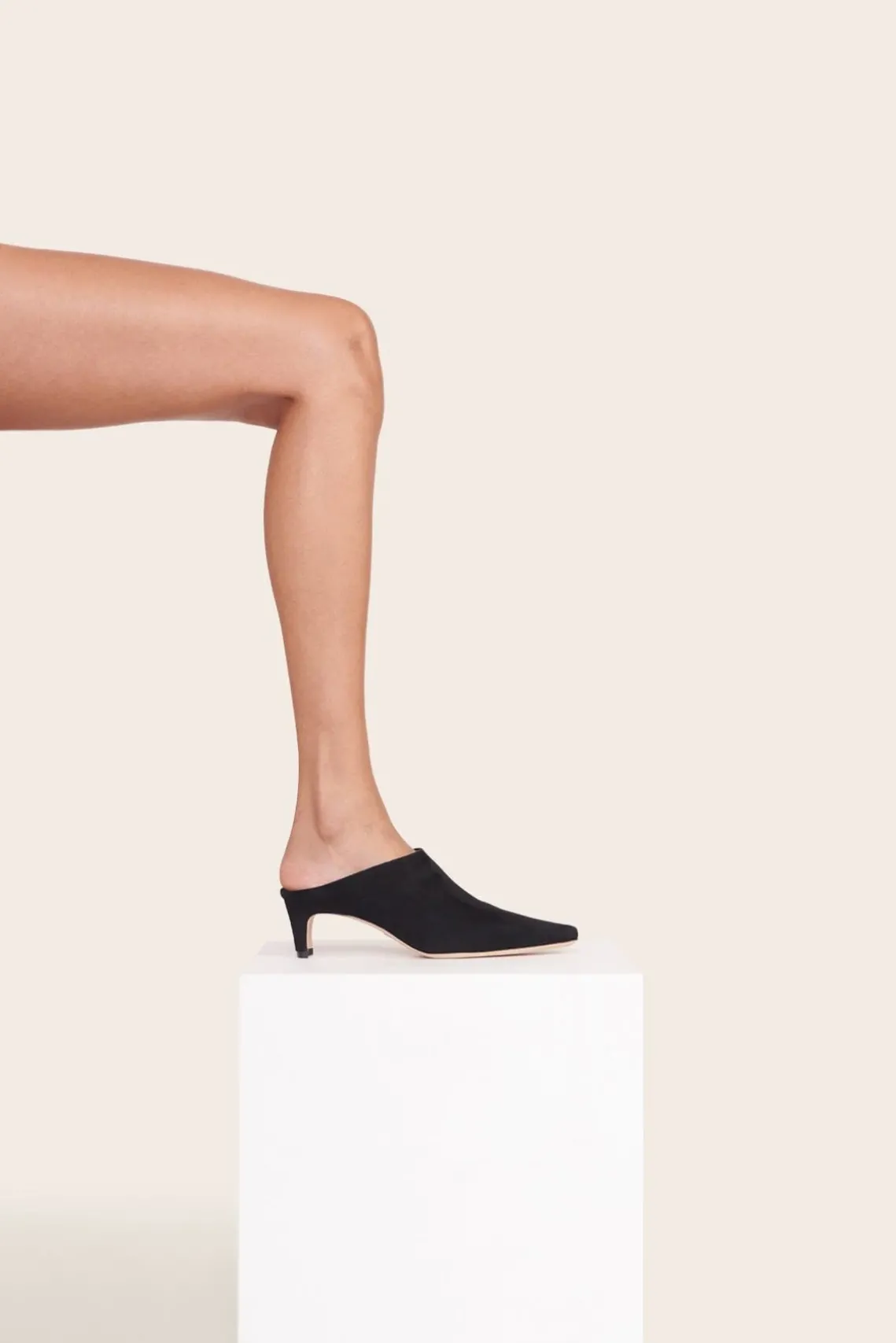 WALLY MULE BLACK SUEDE