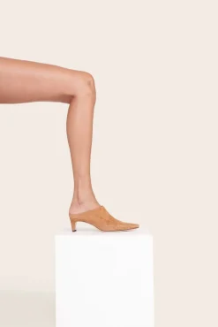 WALLY MULE TAN SUEDE