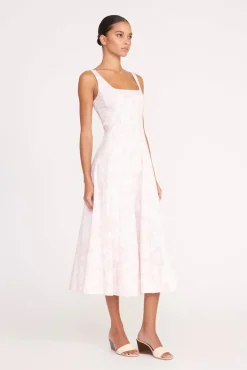 WELLS DRESS IVORY CHERRY BLOSSOM TOILE
