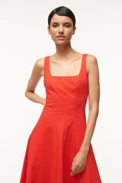 WELLS DRESS RED ROSE