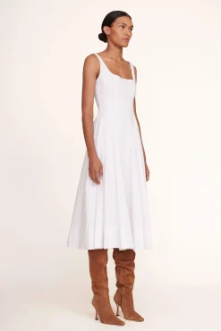 WELLS DRESS  WHITE