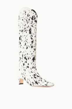 WESTERN WALLY BOOT BLACK & WHITE HAIRCALF