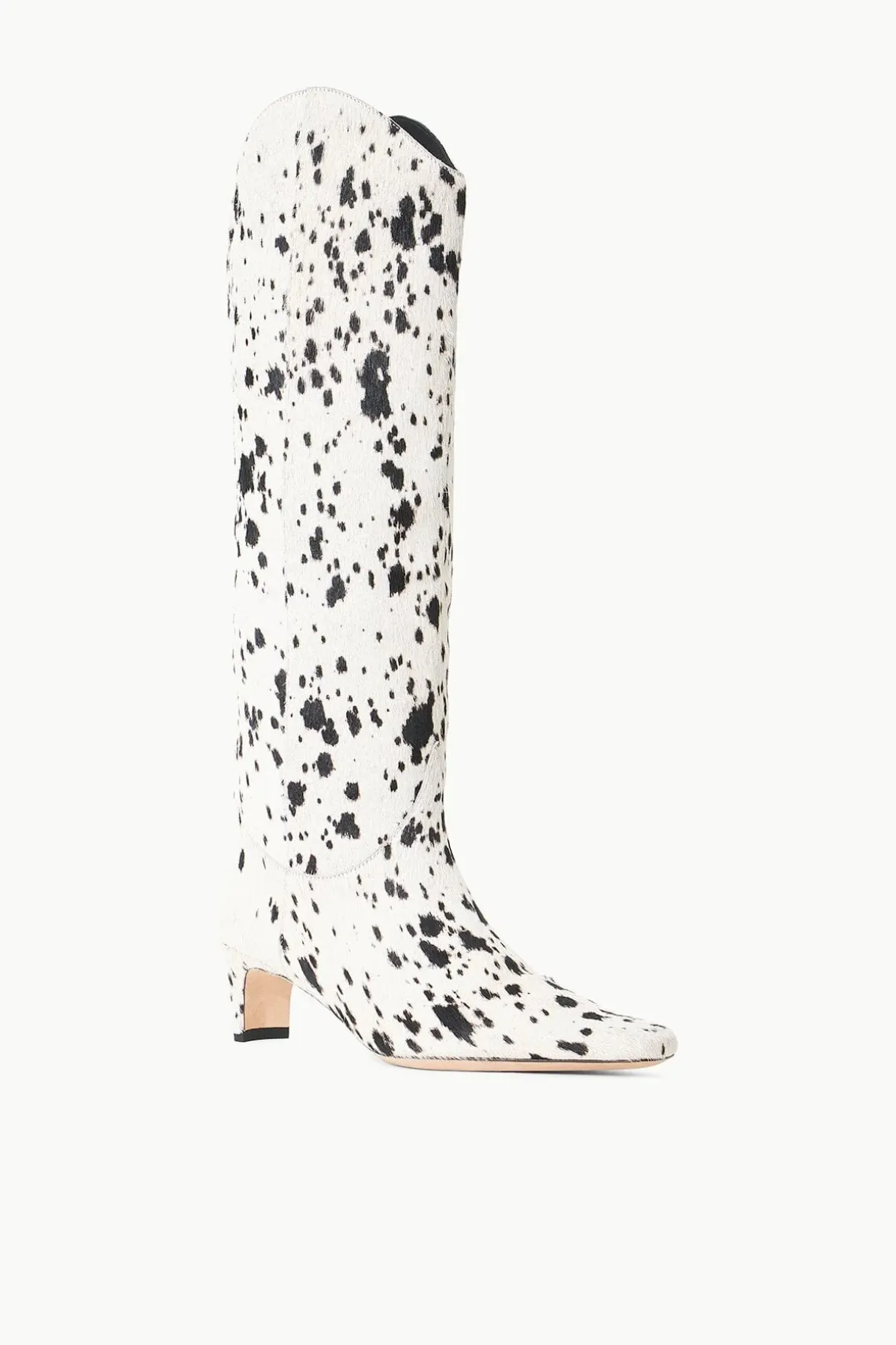 WESTERN WALLY BOOT BLACK & WHITE HAIRCALF