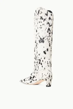 WESTERN WALLY BOOT BLACK & WHITE HAIRCALF