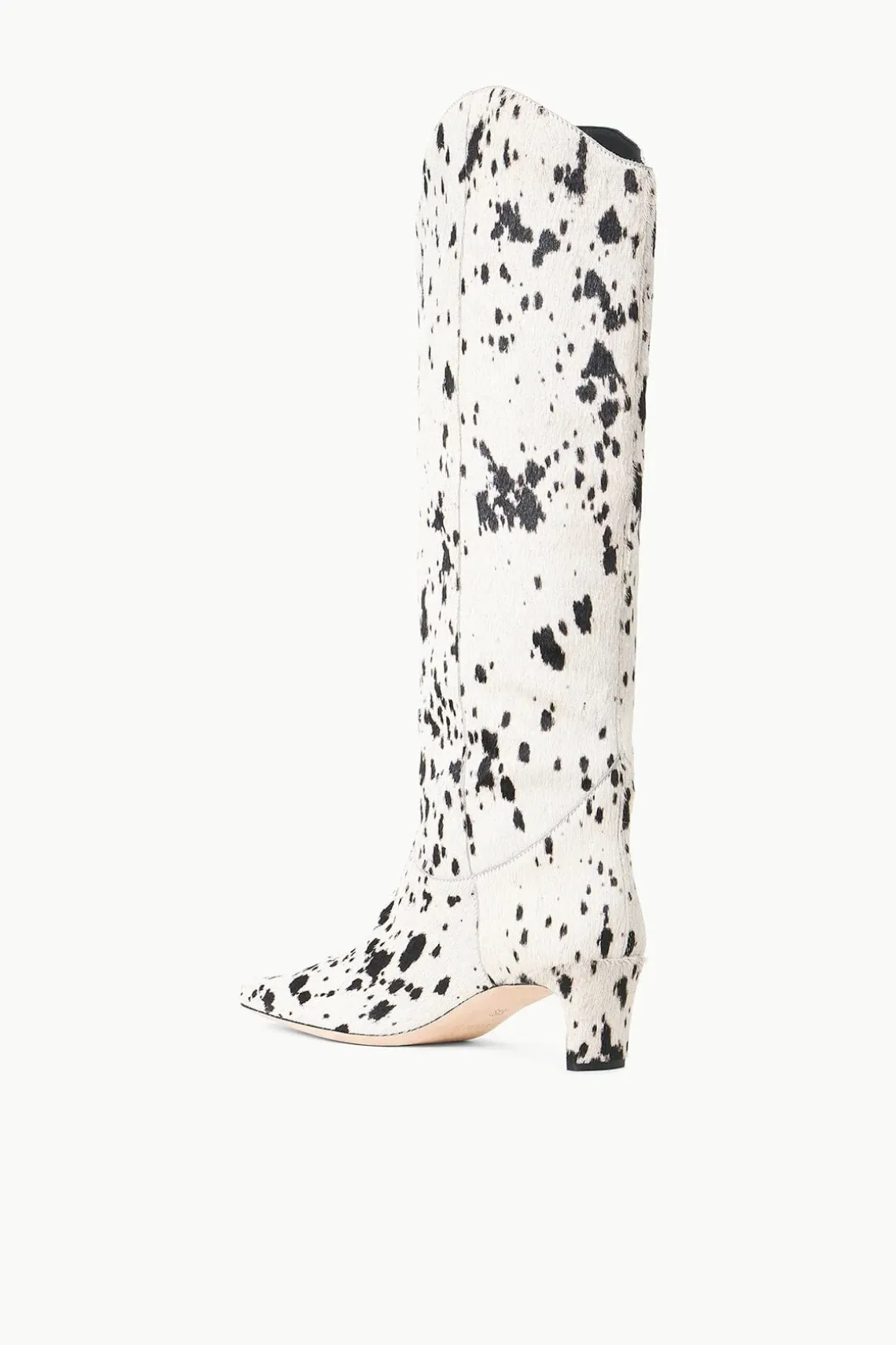 WESTERN WALLY BOOT BLACK & WHITE HAIRCALF
