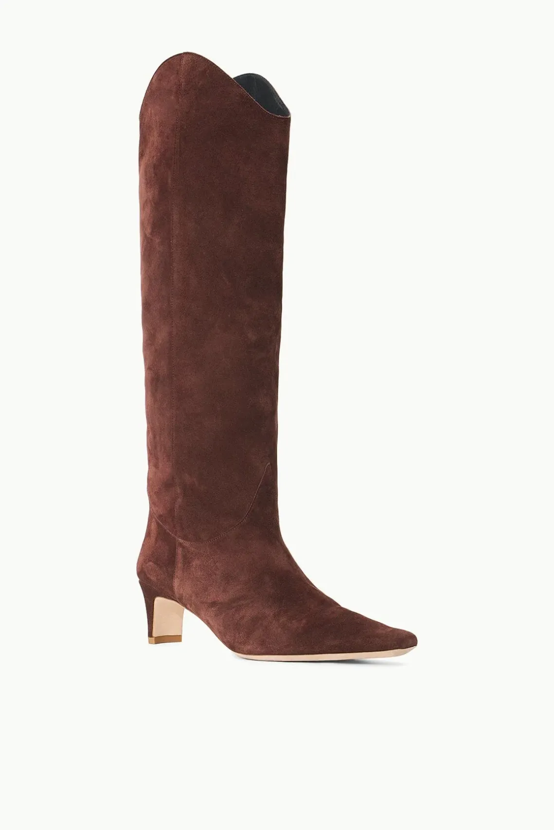 WESTERN WALLY BOOT MAHOGANY SUEDE