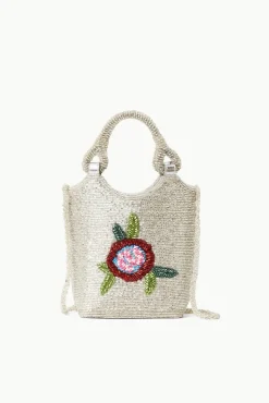 ZOE BEADED BAG DIAMOND ROSE